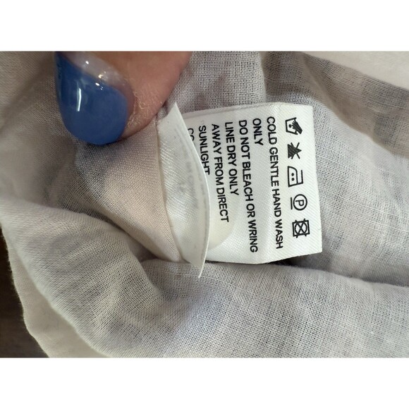 Zimmermann Henna Frippery Floral Pom Trim Halter Playsuit Taupe Silk Cotton Sz 2 - Picture 11 of 11